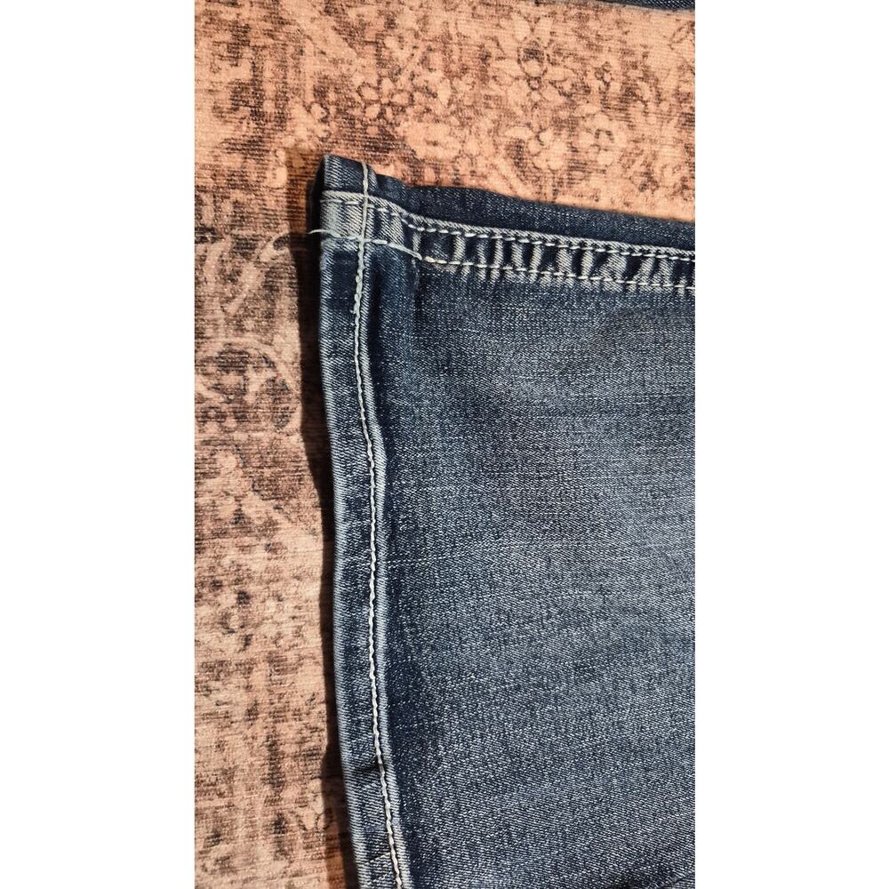 SKY Premium Collection Jeans 13/14 Y2K Rhinestone Embroidered Flare McBling - Picture 4 of 15